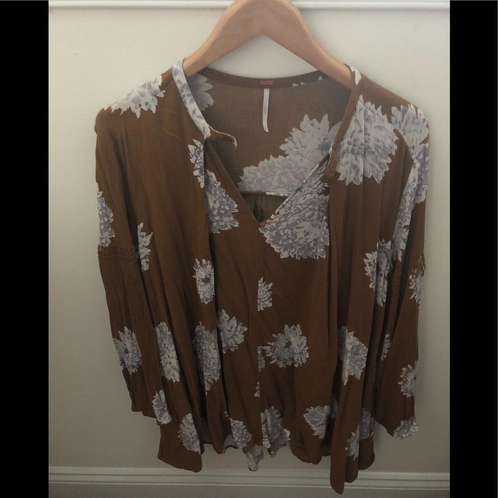 Free People Floral Tunic